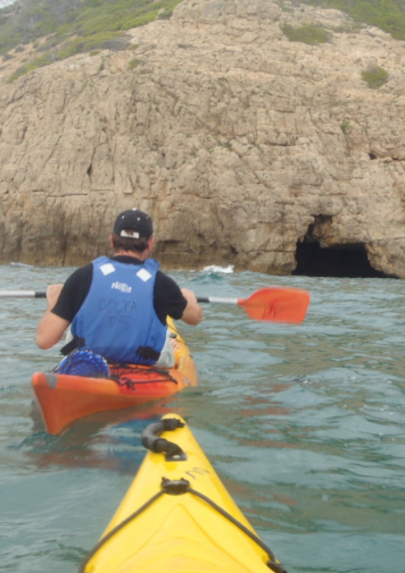 II Jornada de Kayak en el Mar a la Cueva del Llop
