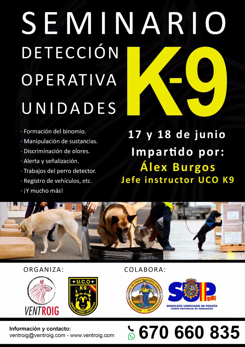 DETECCION OPERATIVA UNIDADES K9
