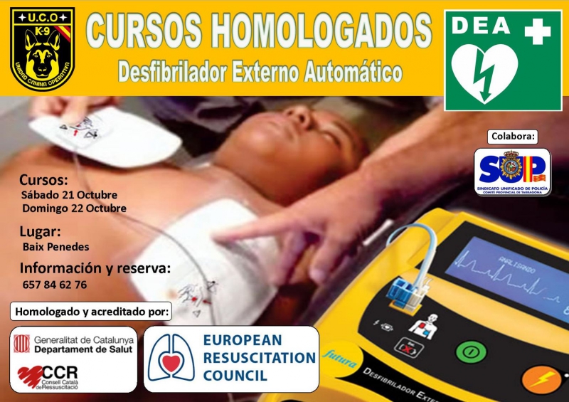 CURSO HOMOLOGADO DESFIBRILADOR EXTERNO AUTOMATICO