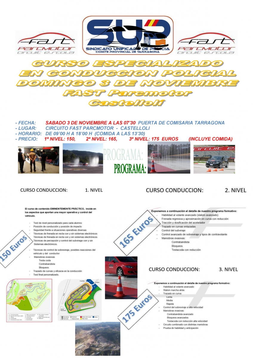 XI CURSO DE CONDUCCION POLICIAL