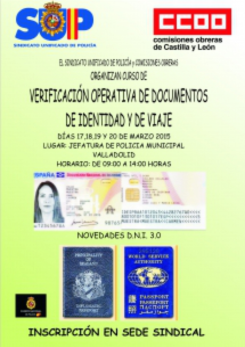 VERIFICACIÓN OPERATIVA DE DOCUMENTOS DE IDENTIDAD Y DE VIAJE