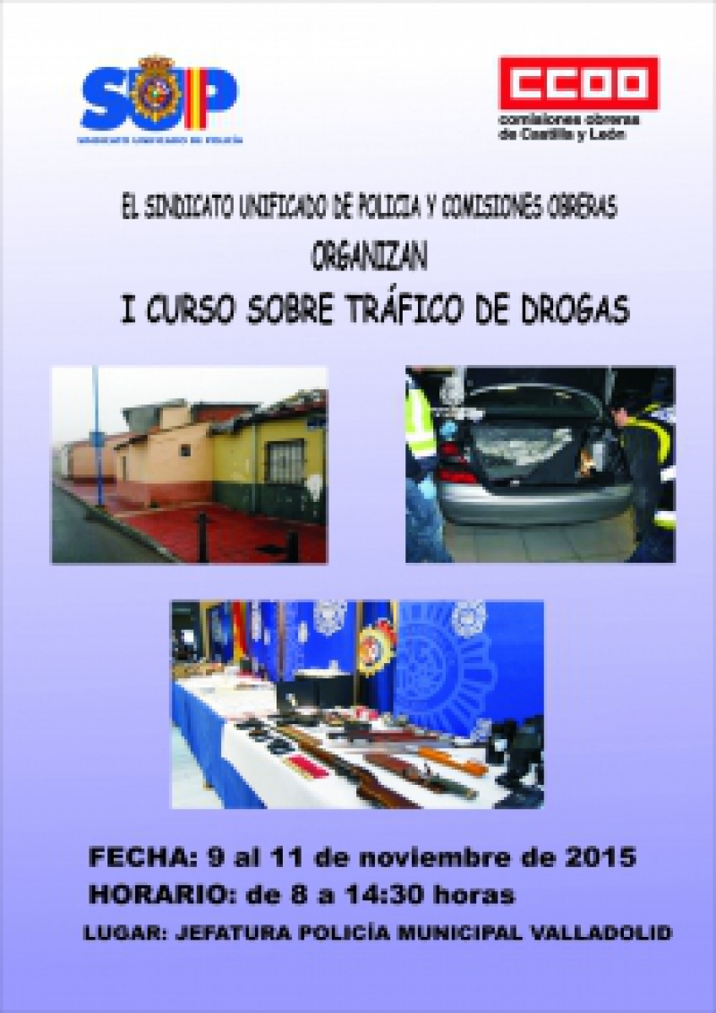 i CURSO SOBRE TRÁFICO DE ESTUPEFACIENTES