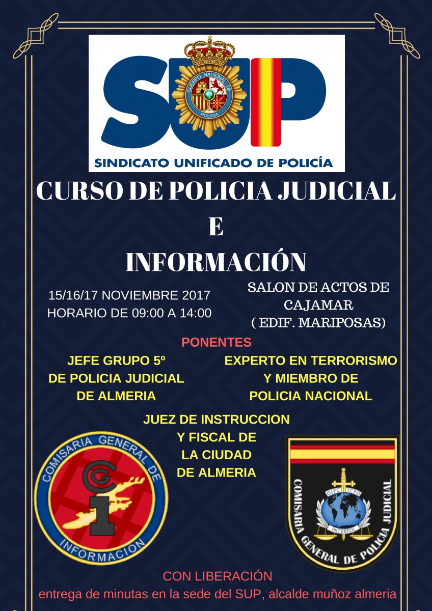 CURSO POLICIA JUDICIAL E INFORMACION