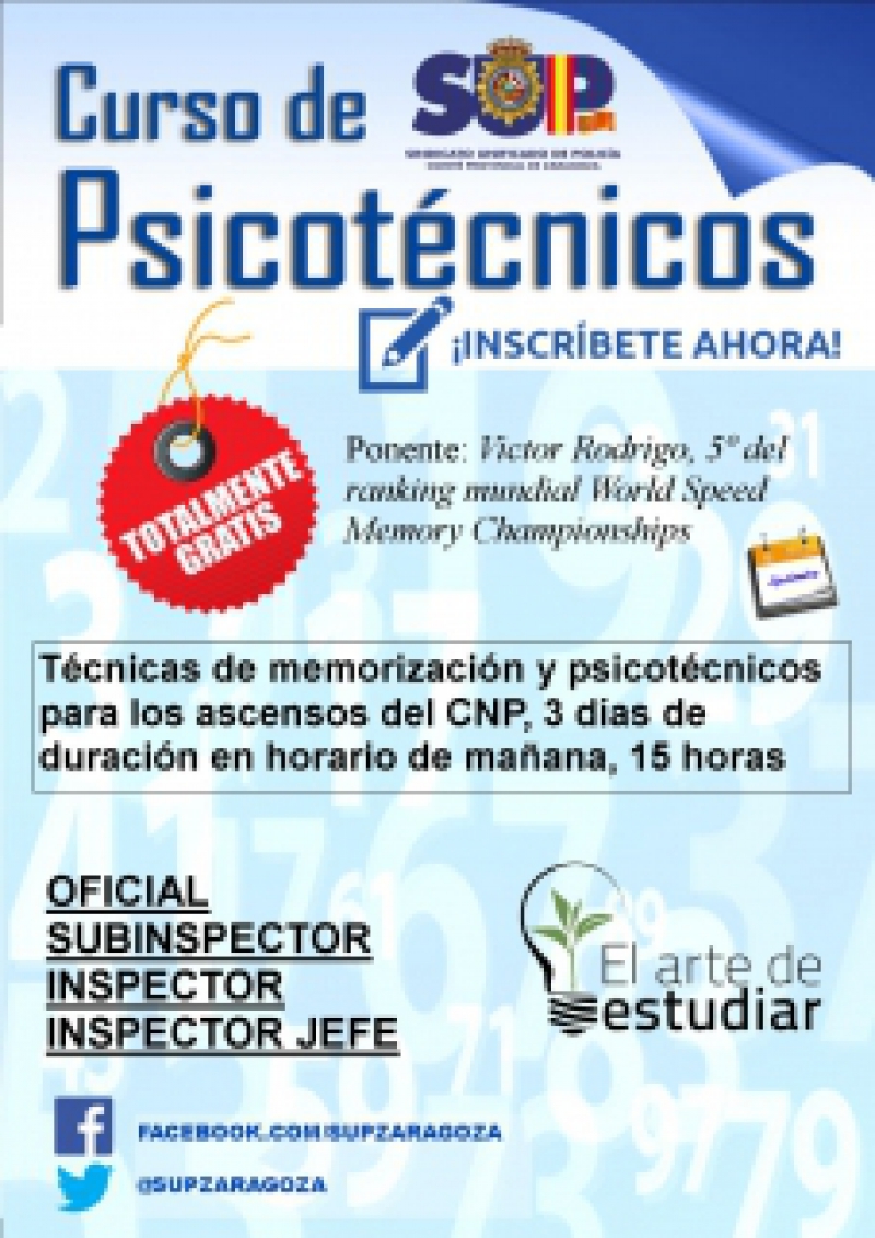 1º Curso de Psicotecnicos