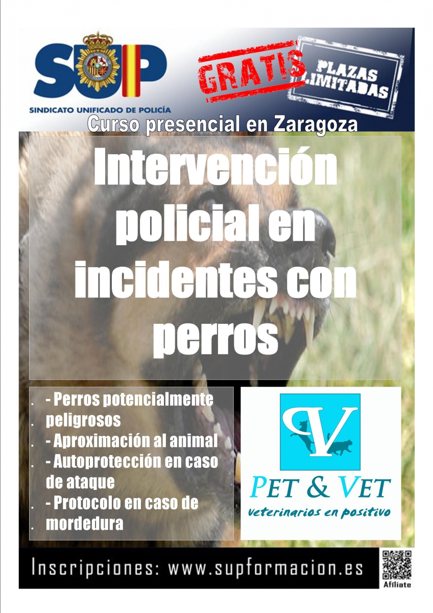 1º Curso de Intervención Policial en Incidentes con Perros