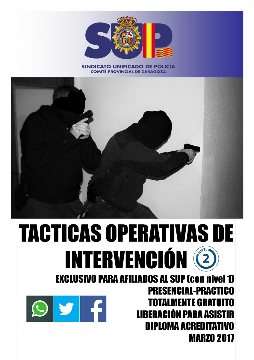 Curso de Tácticas Operativas de Intervención NIVEL 2