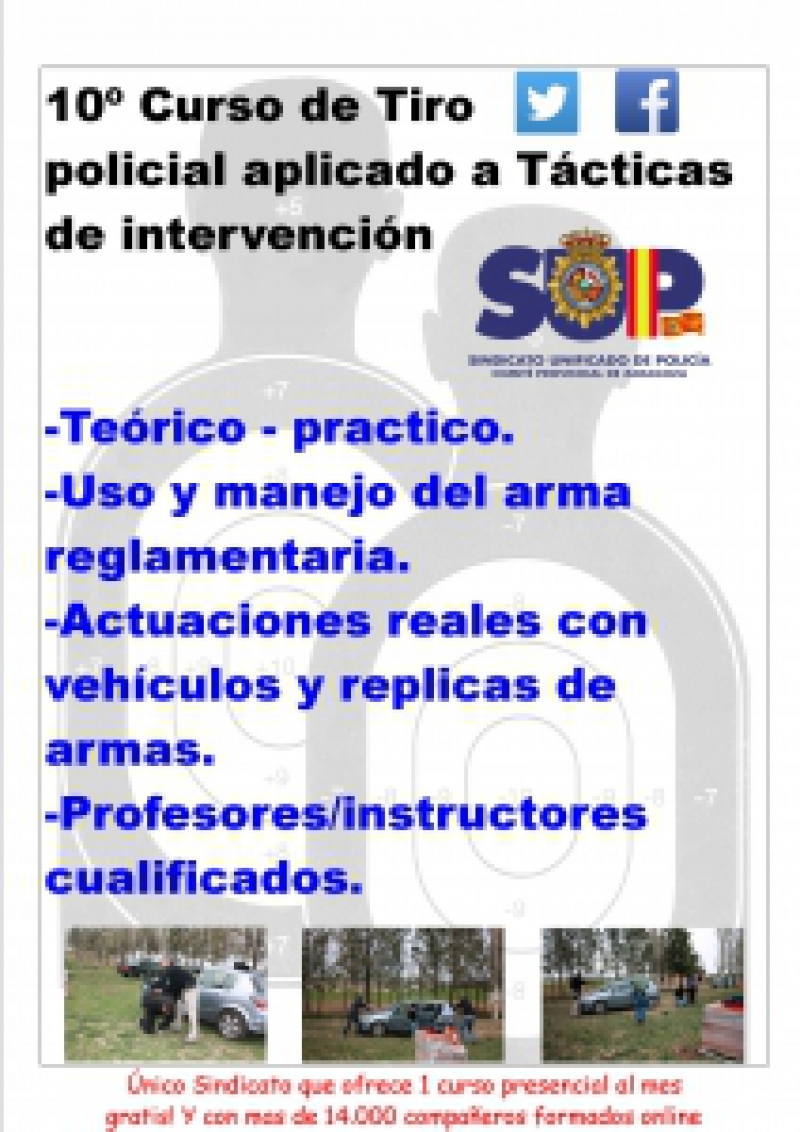 10º Curso de Tiro Policial aplicado a Tácticas de Intervención