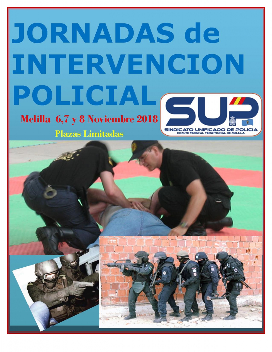 JORNADAS DE INTERVENCION POLICIAL