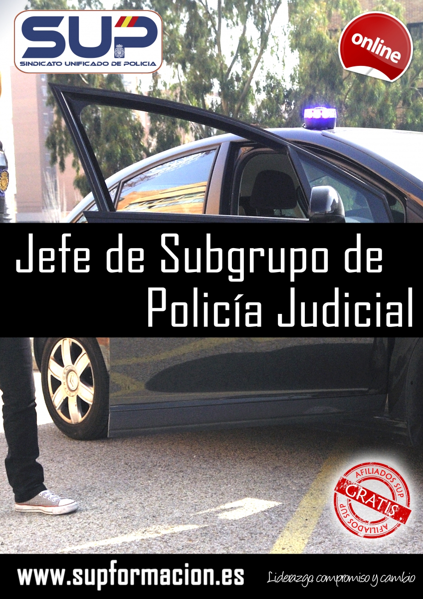 Jefe de Subgrupo de Policía Judicial (Oficiales de Policía y Subinspectores)