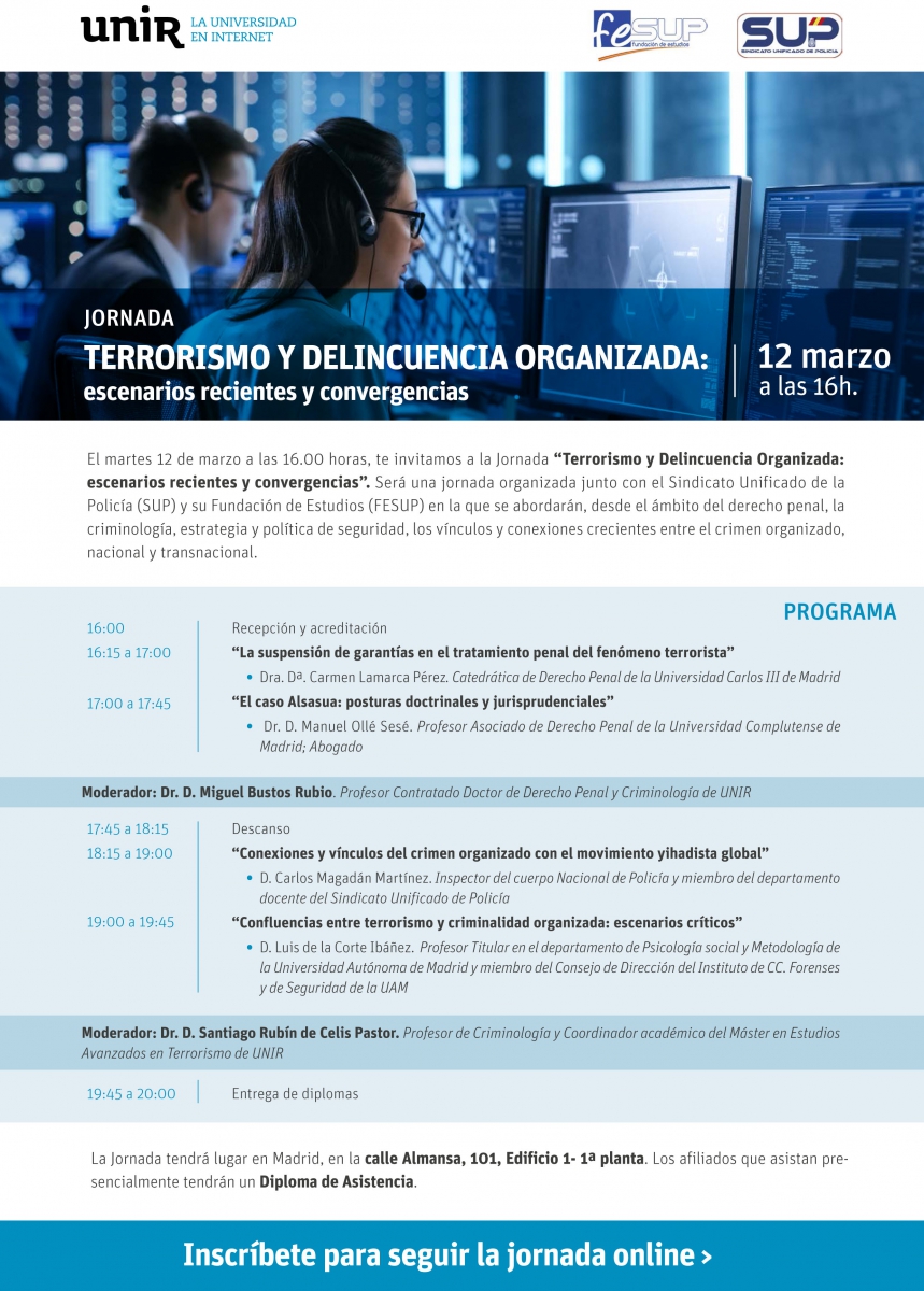 Terrorismo y Delincuencia Organizada