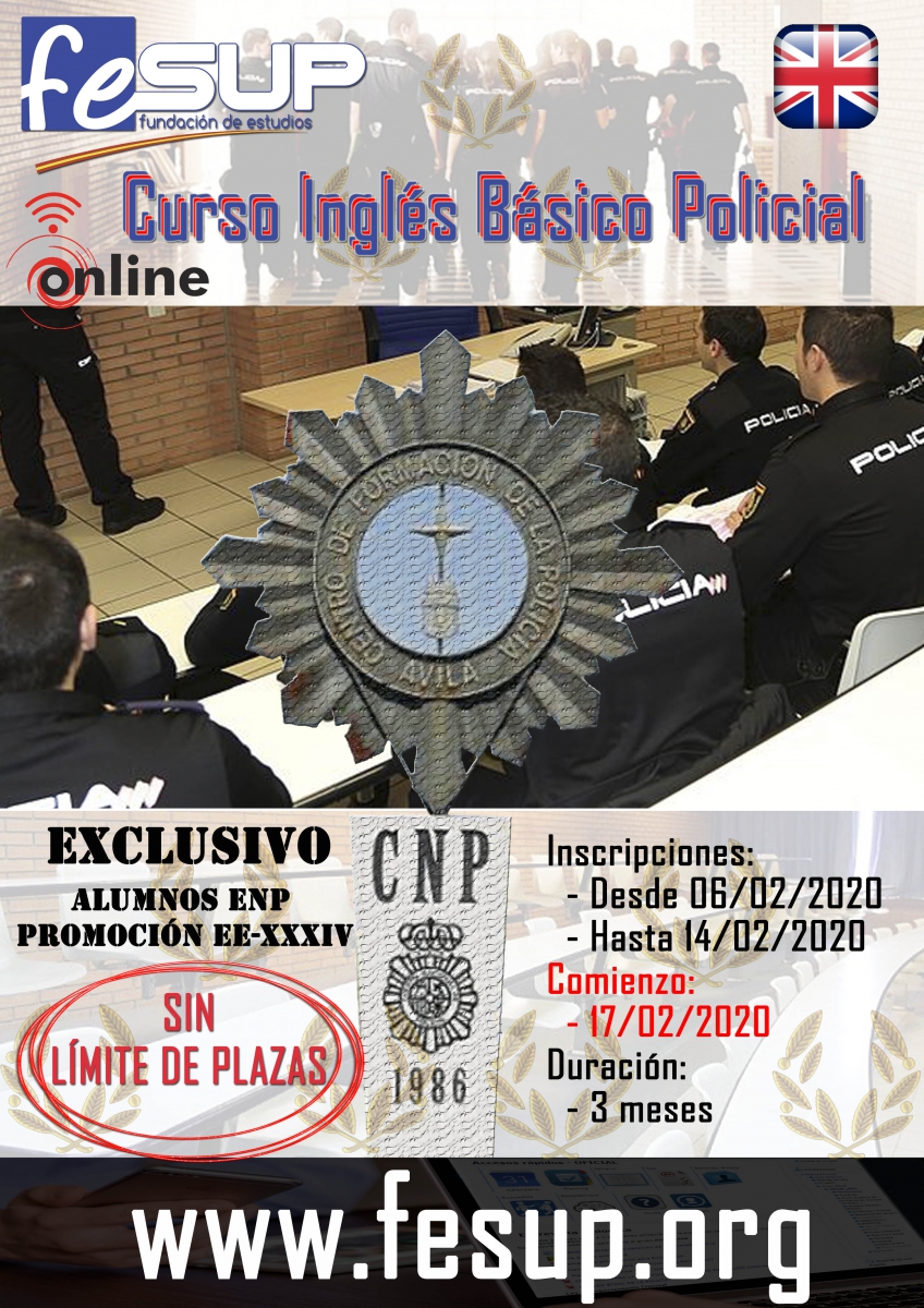 Curso Online de Inglés Policial - Alumnos curso de ascenso a Inspector 34