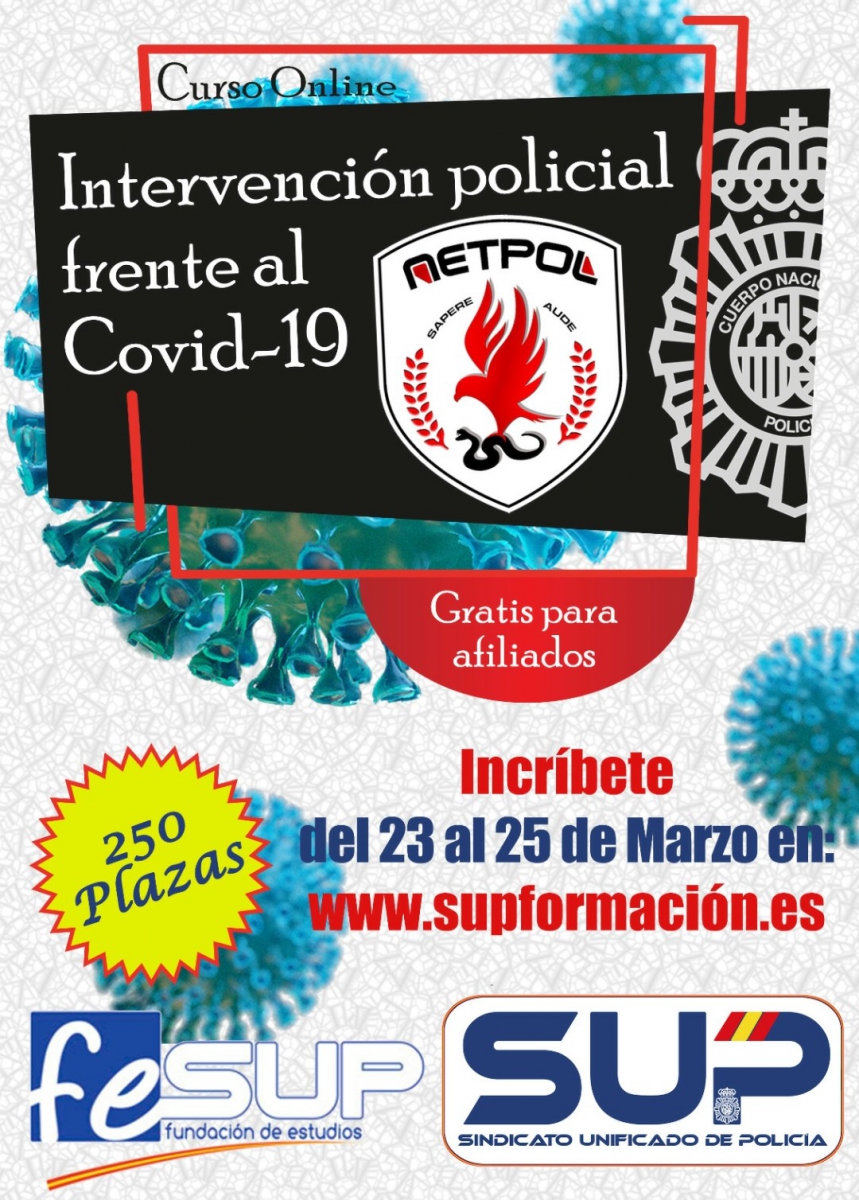 CURSO DE INTERVENCIÓN POLICIAL FRENTE AL COVID-19