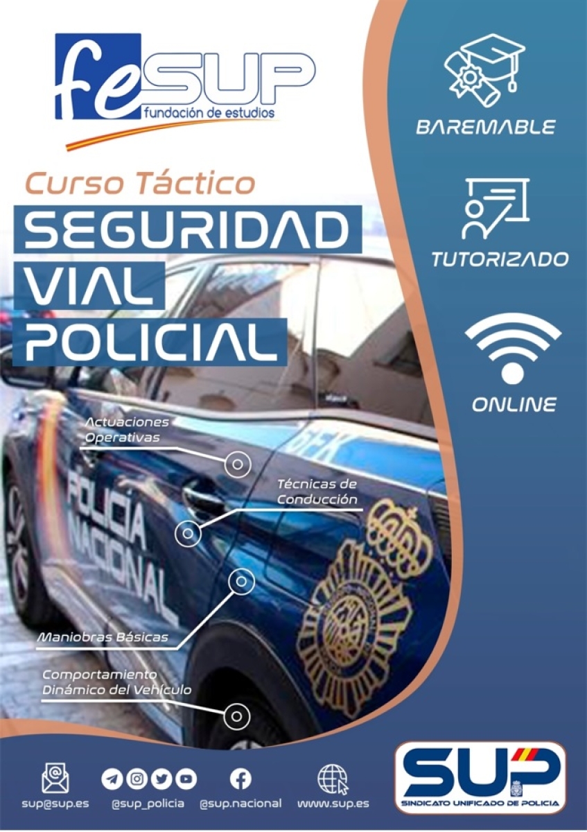 CURSO TÁCTICO SEGURIDAD VIAL POLICIAL