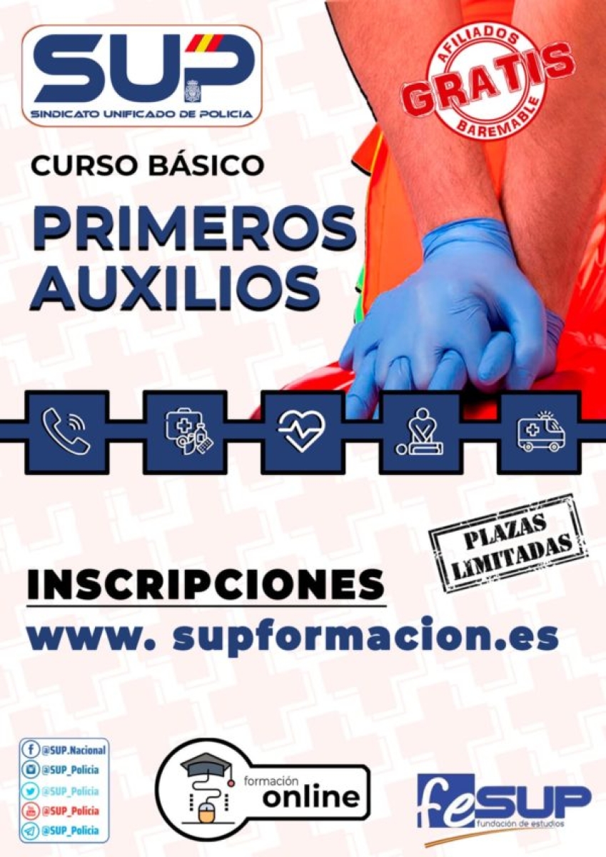 CURSO ONLINE PRIMEROS AUXILIOS