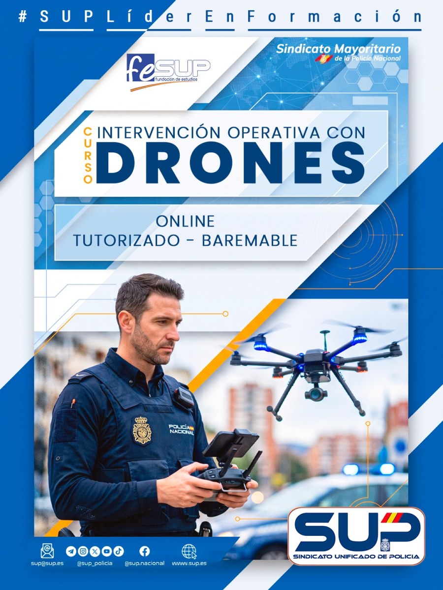 CURSO DE INTERVENCIÓN OPERATIVA CON DRONES ONLINE