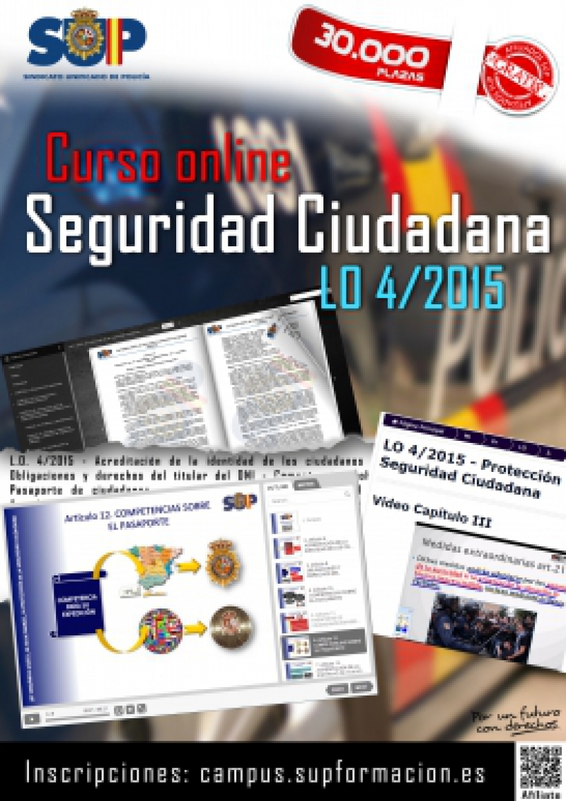 CURSO ONLINE SEGURIDAD CIUDADANA - CNP NO AFILIADOS