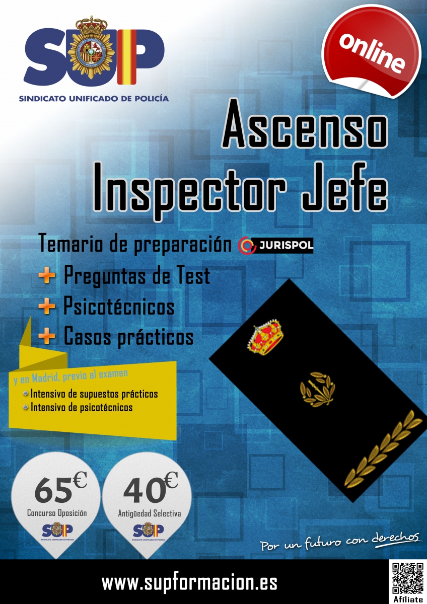 Preparación ascenso a Insp. Jefe - Concurso Oposición