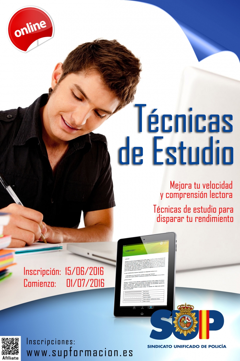 TÉCNICAS DE ESTUDIO - CURSO ONLINE