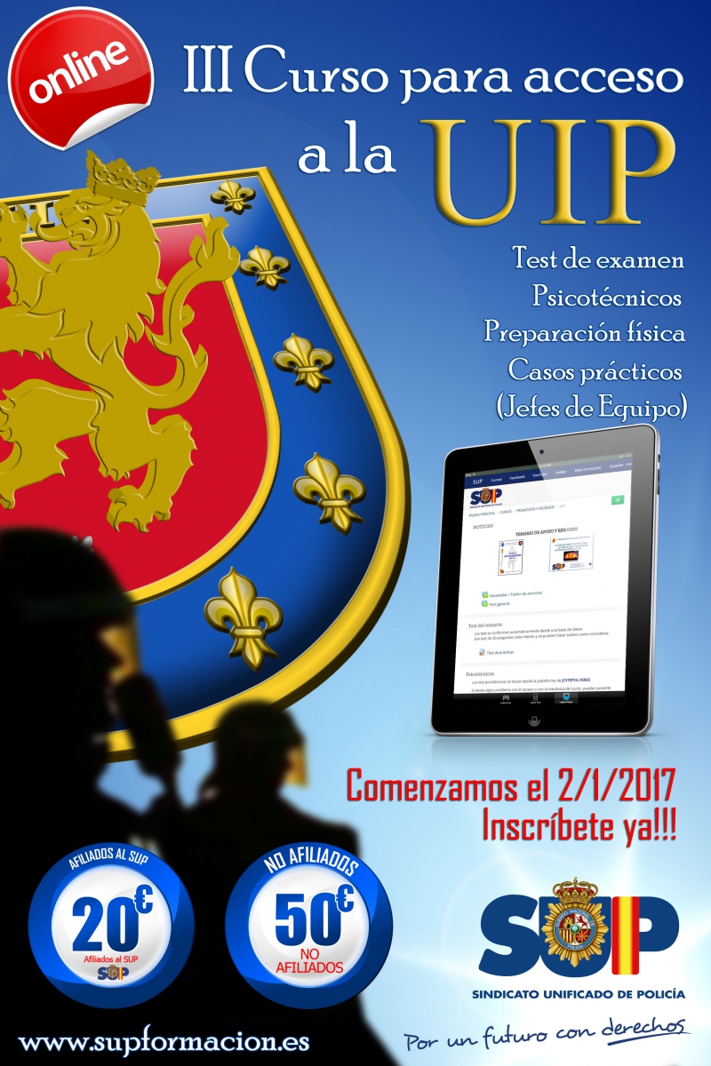III Curso de preparación de acceso a la UIP