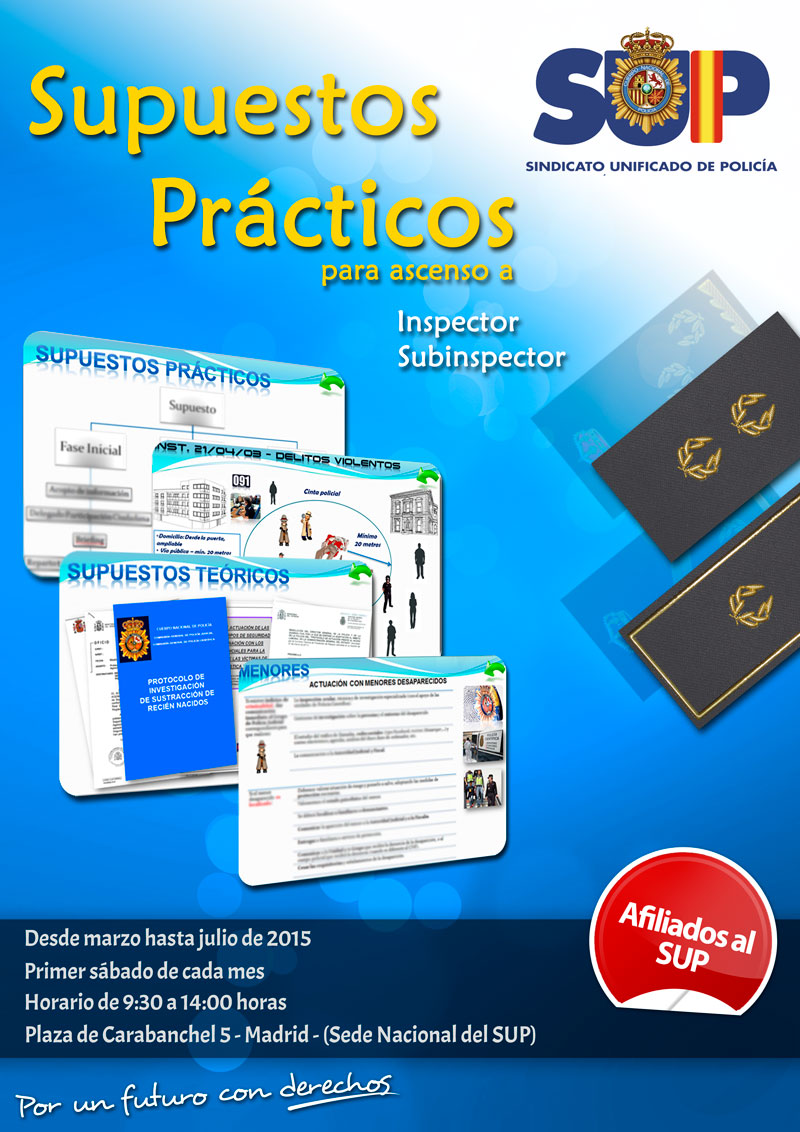 Curso de Supuestos - Ascenso a Inspector y ascenso a Subinspector