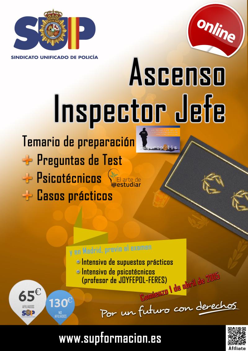 Curso de ascenso a Inspector Jefe