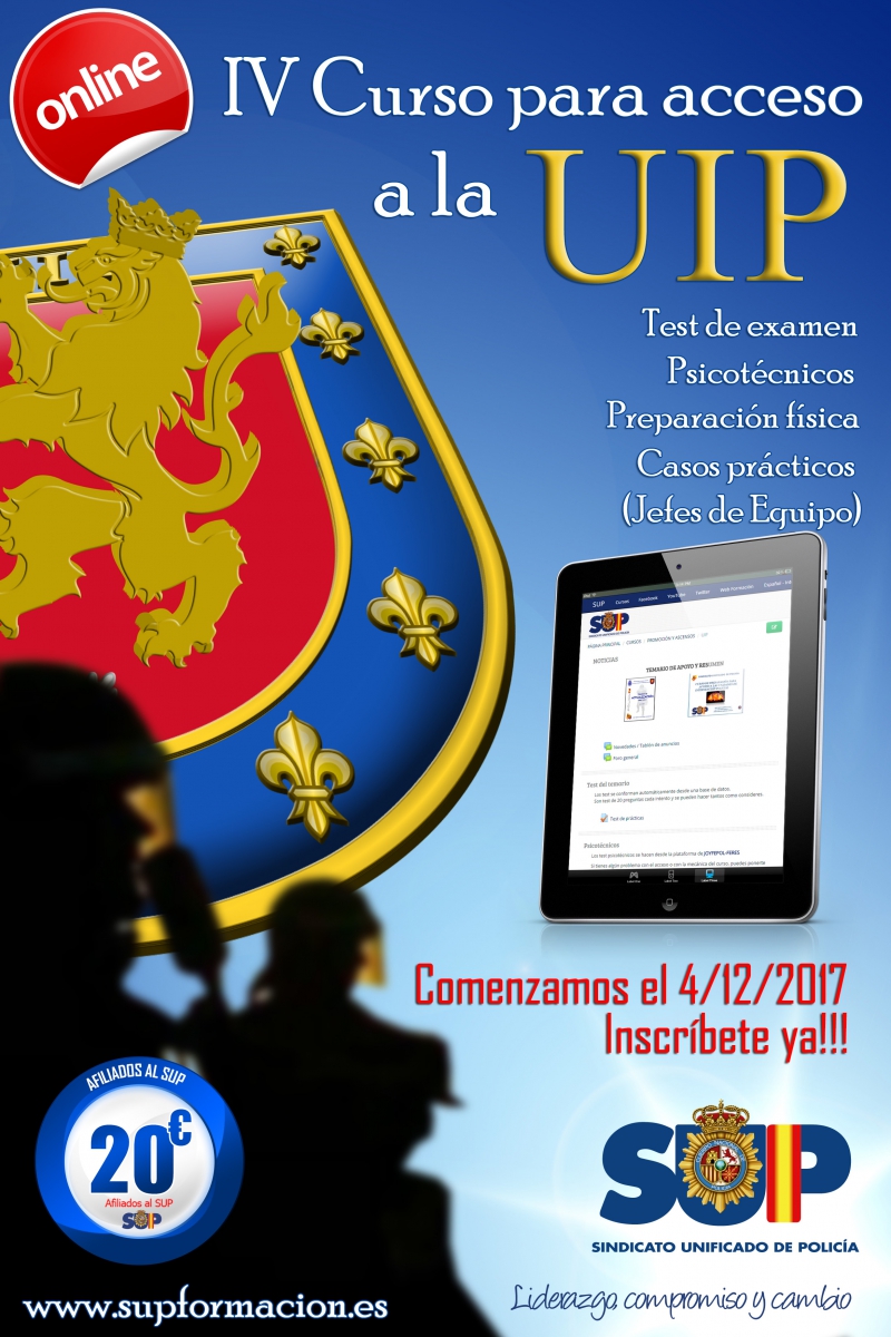 IV Curso de preparación de acceso a la UIP