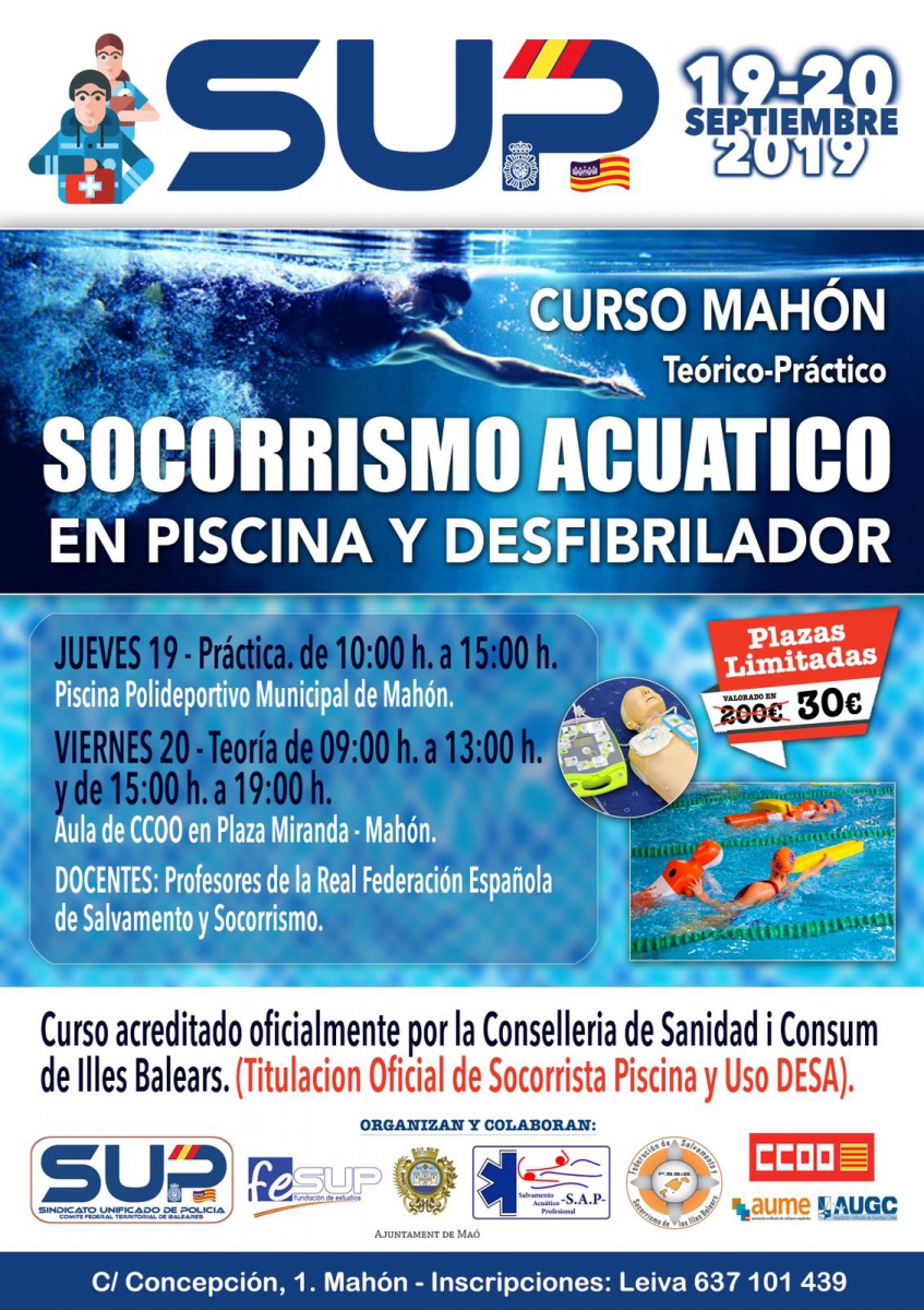 Menorca - Socorrismo Acuático y DESA