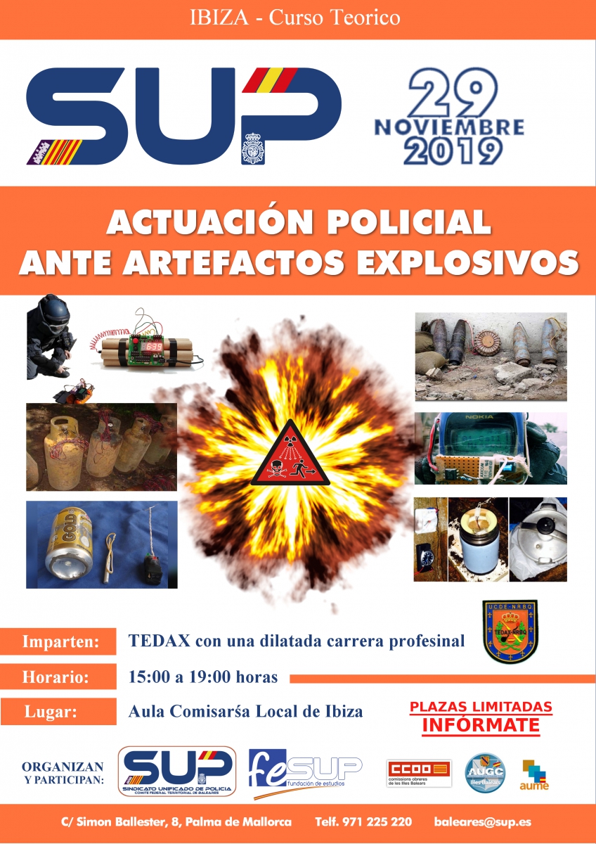 Ibiza - Actuación Policial ante Artefactos Explosivos