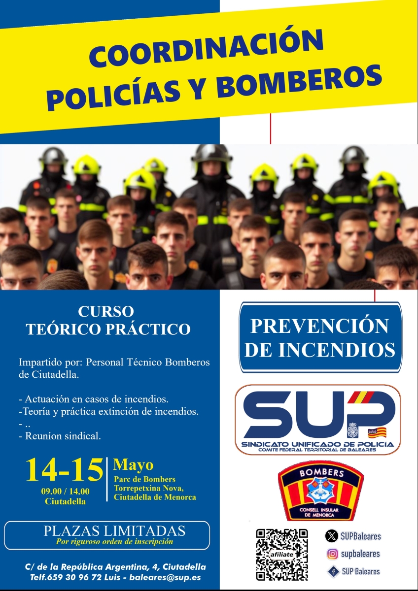 Coordinación Policías y Bomberos