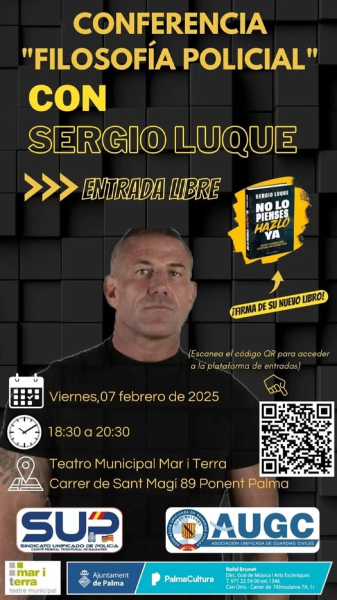 Conferencia Filosofía Policial Sergio Luque - Mallorca