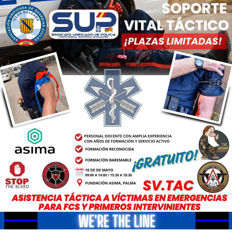Soporte vital táctico - Mallorca