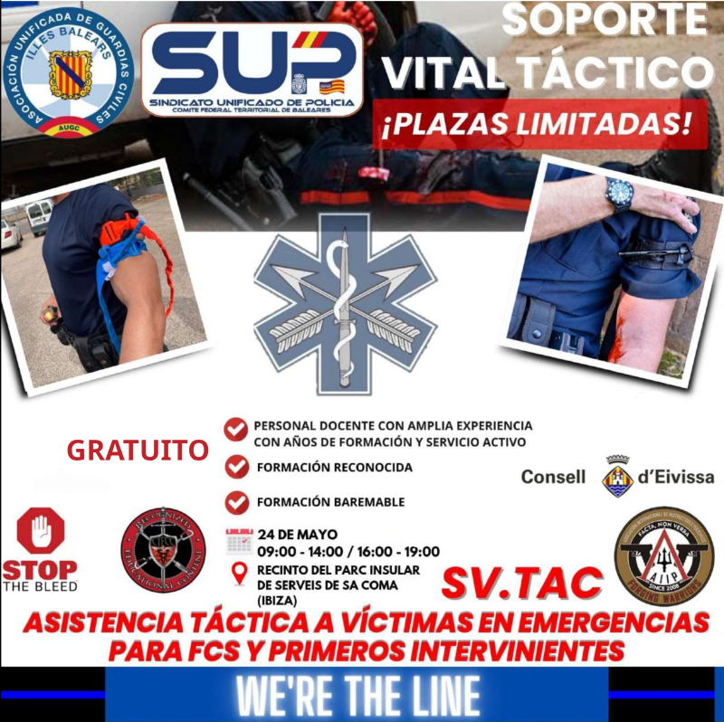 Soporte vital táctico - Ibiza