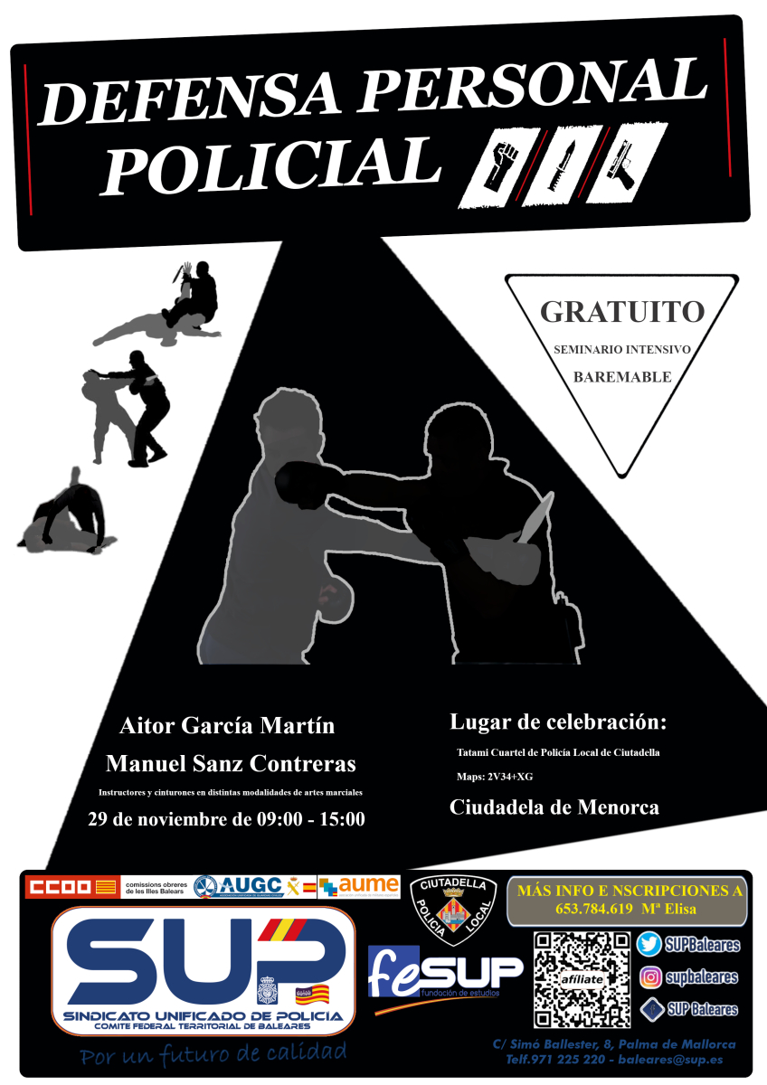 Defensa Personal Policial - Menorca