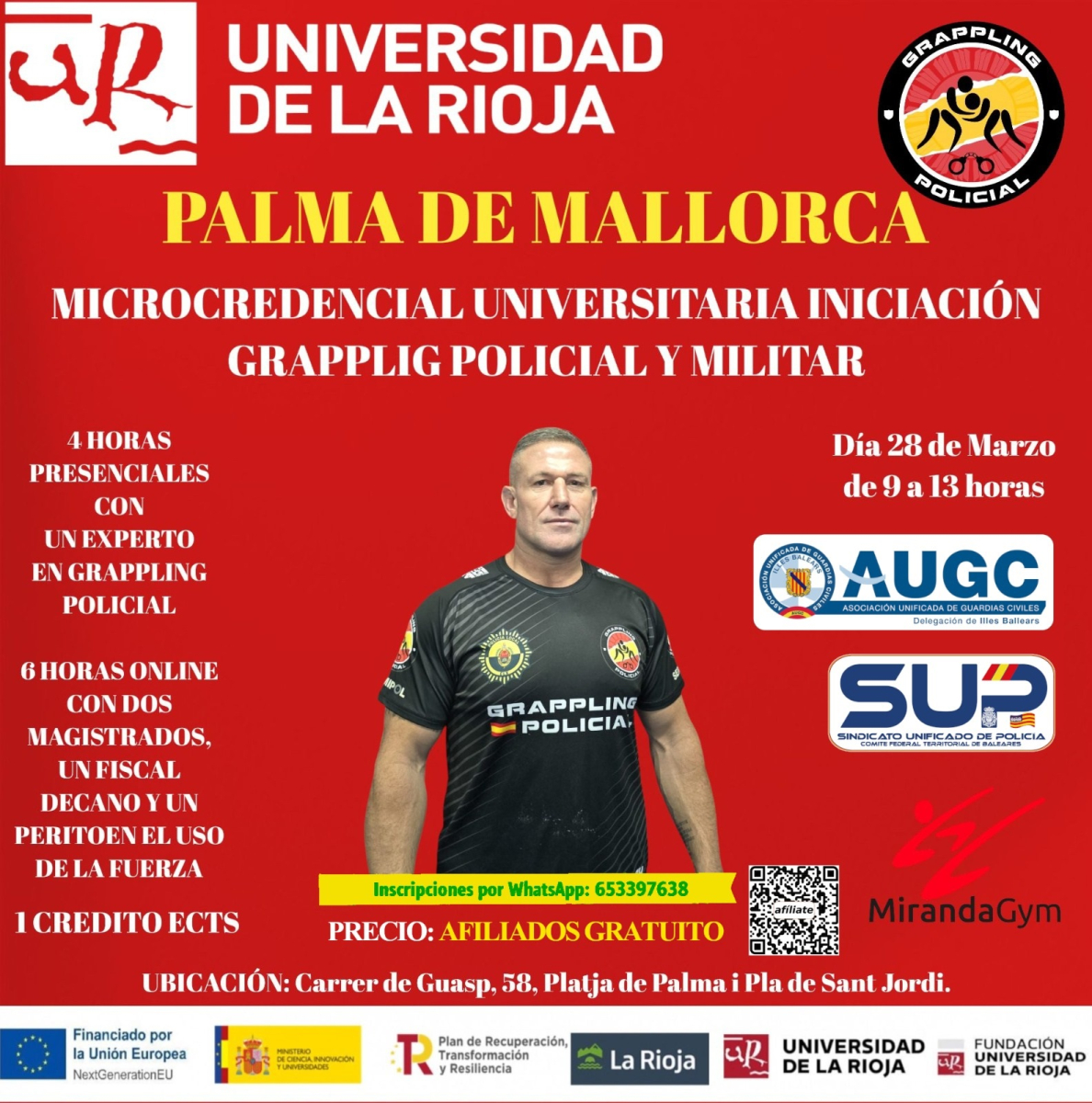 Microcredencial Grapplig Policial y Militar - Mallorca
