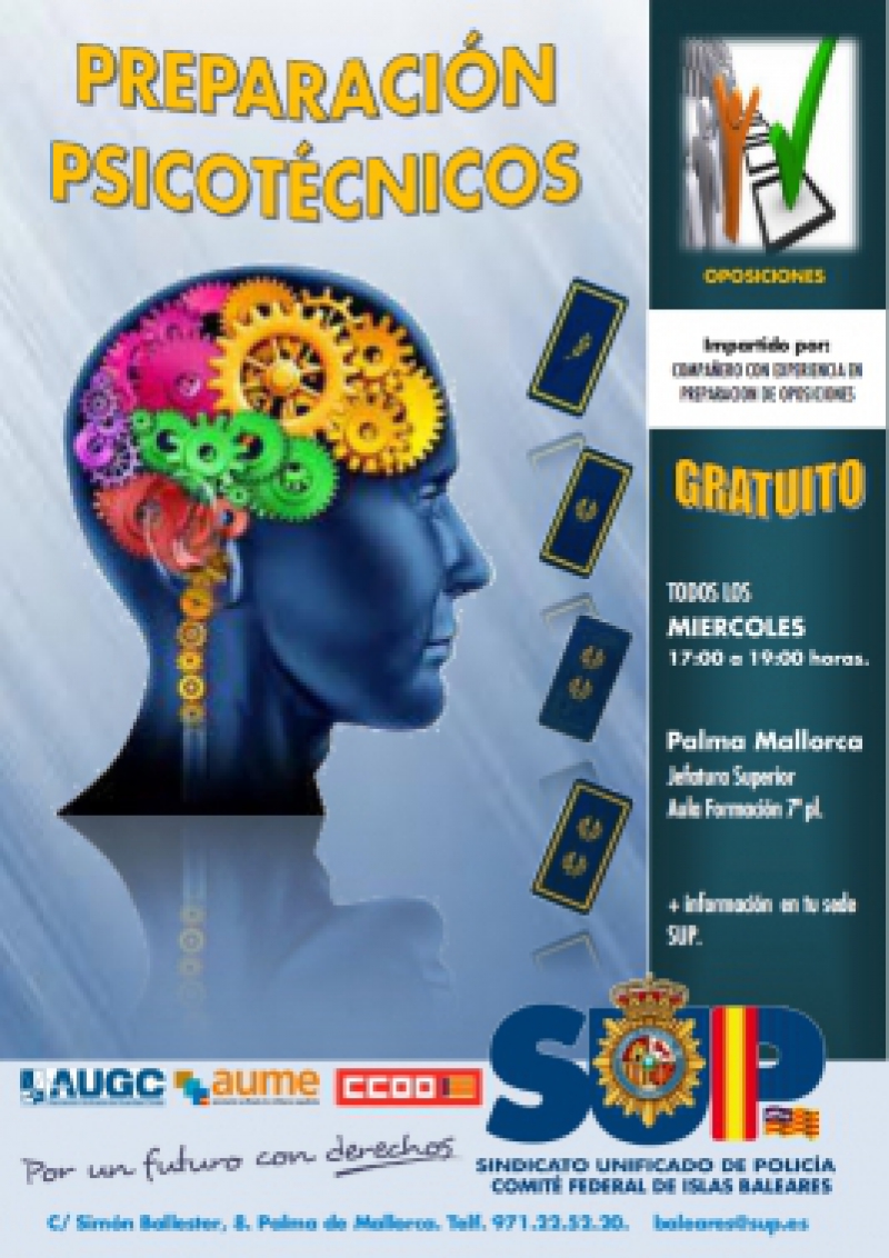 Mallorca - Preparación Psicotécnicos Ascensos 