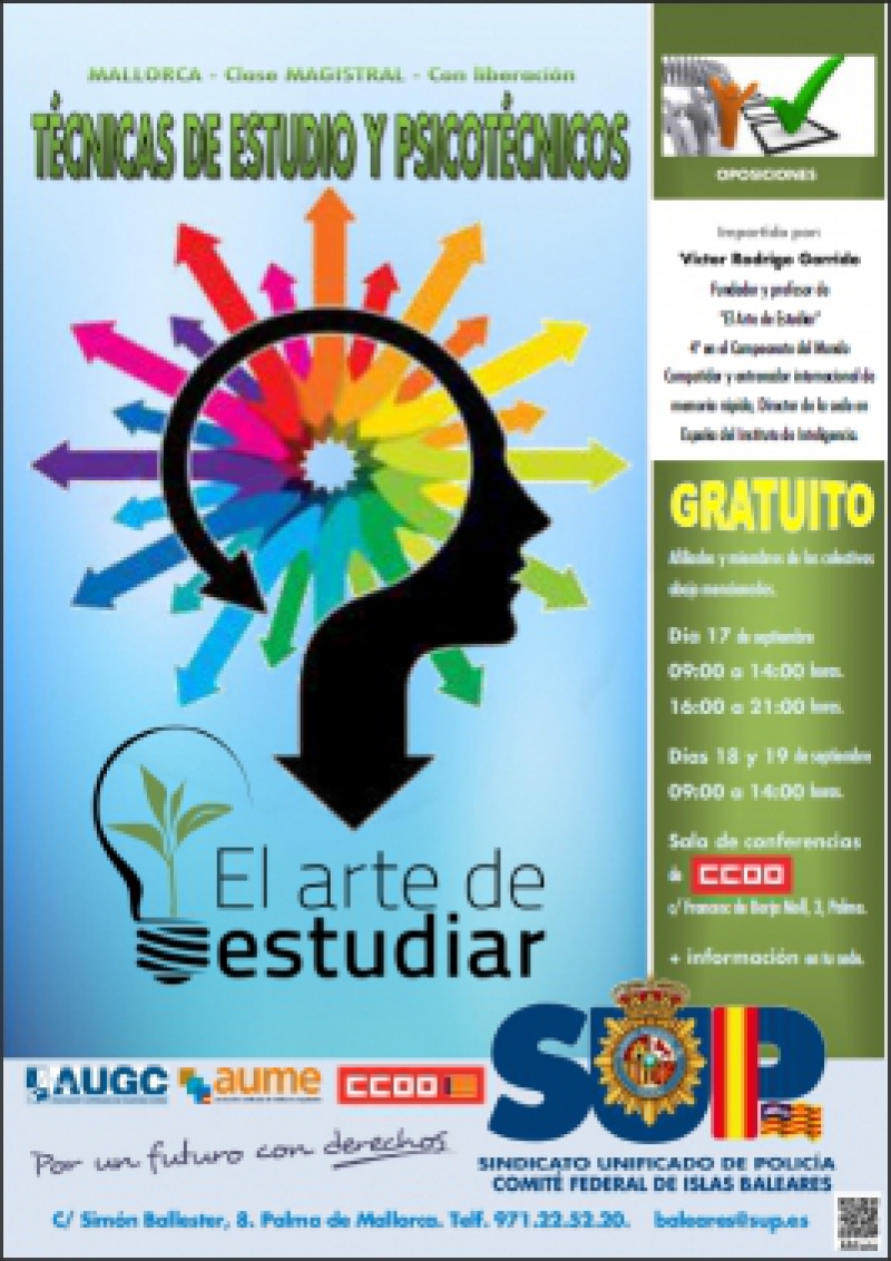 Mallorca - Técnicas de Estudio y Psicotécnicos