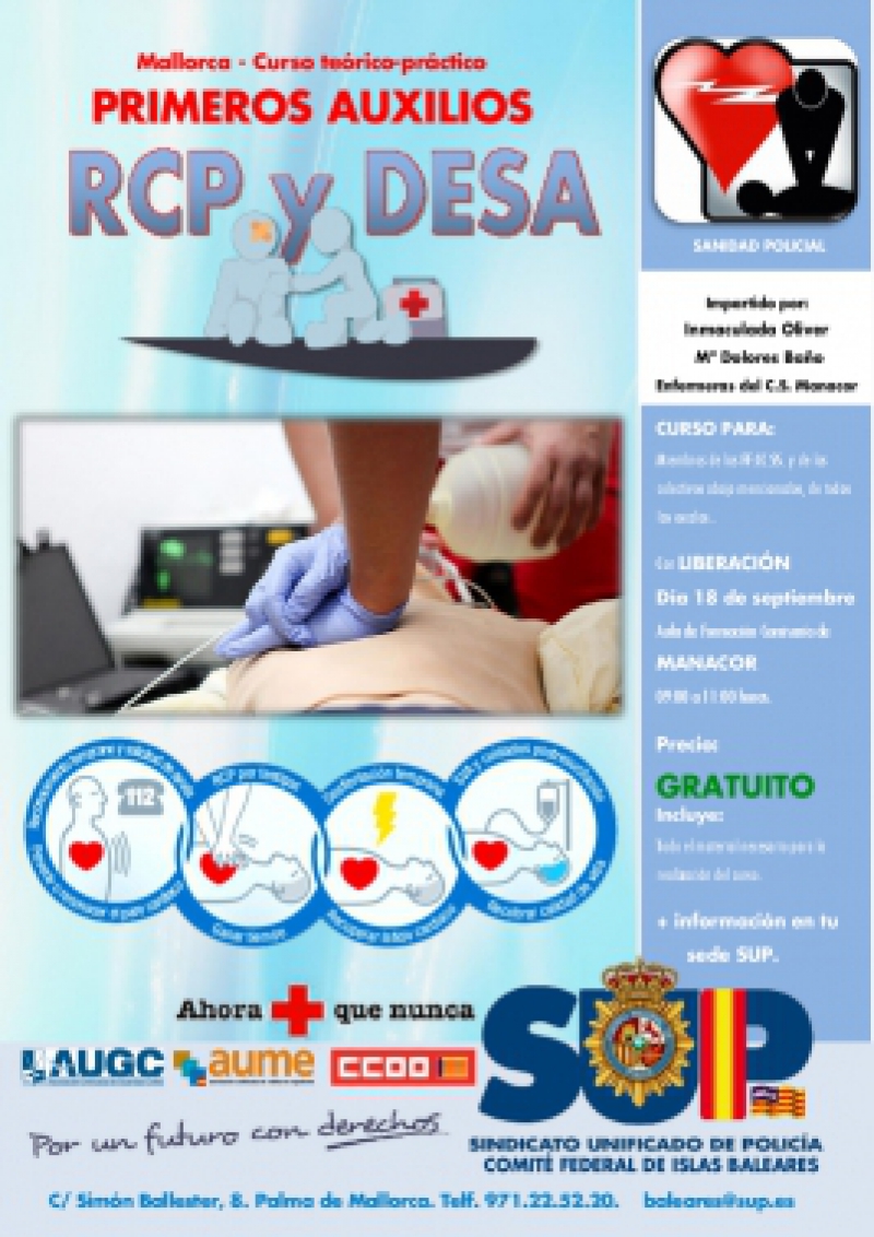 Mallorca - Primeros Auxilios, RCP y DESA