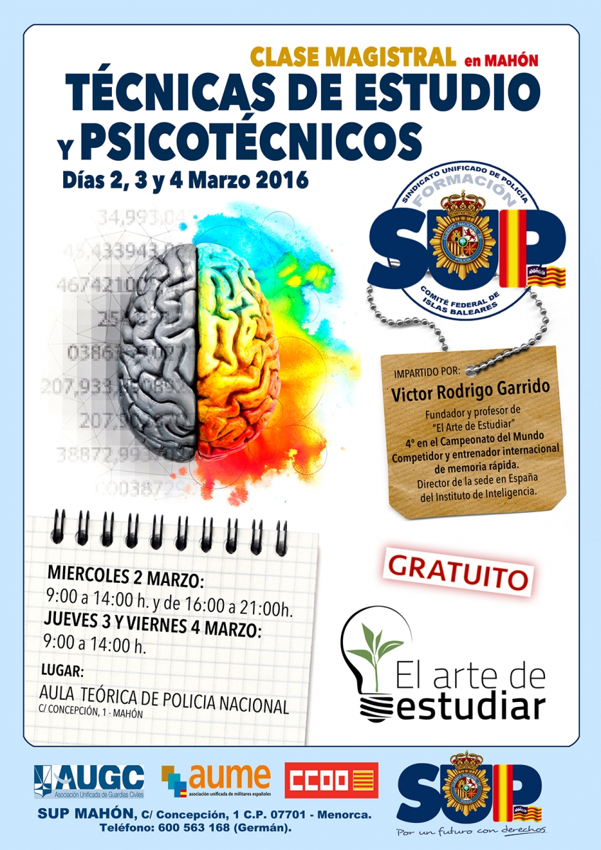Menorca - Técnicas de Estudio y Psicotécnicos