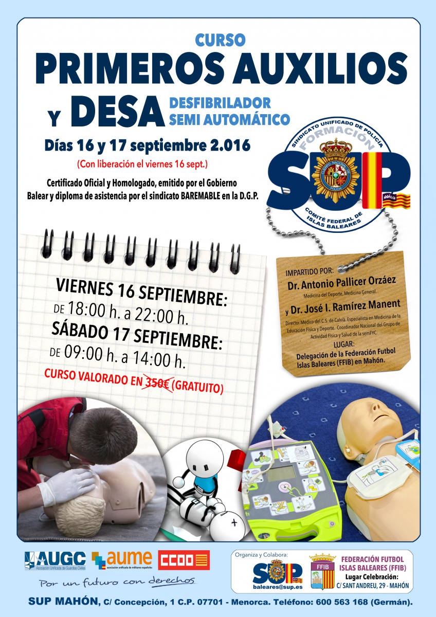 Menorca - Primeros Auxilios y DESA