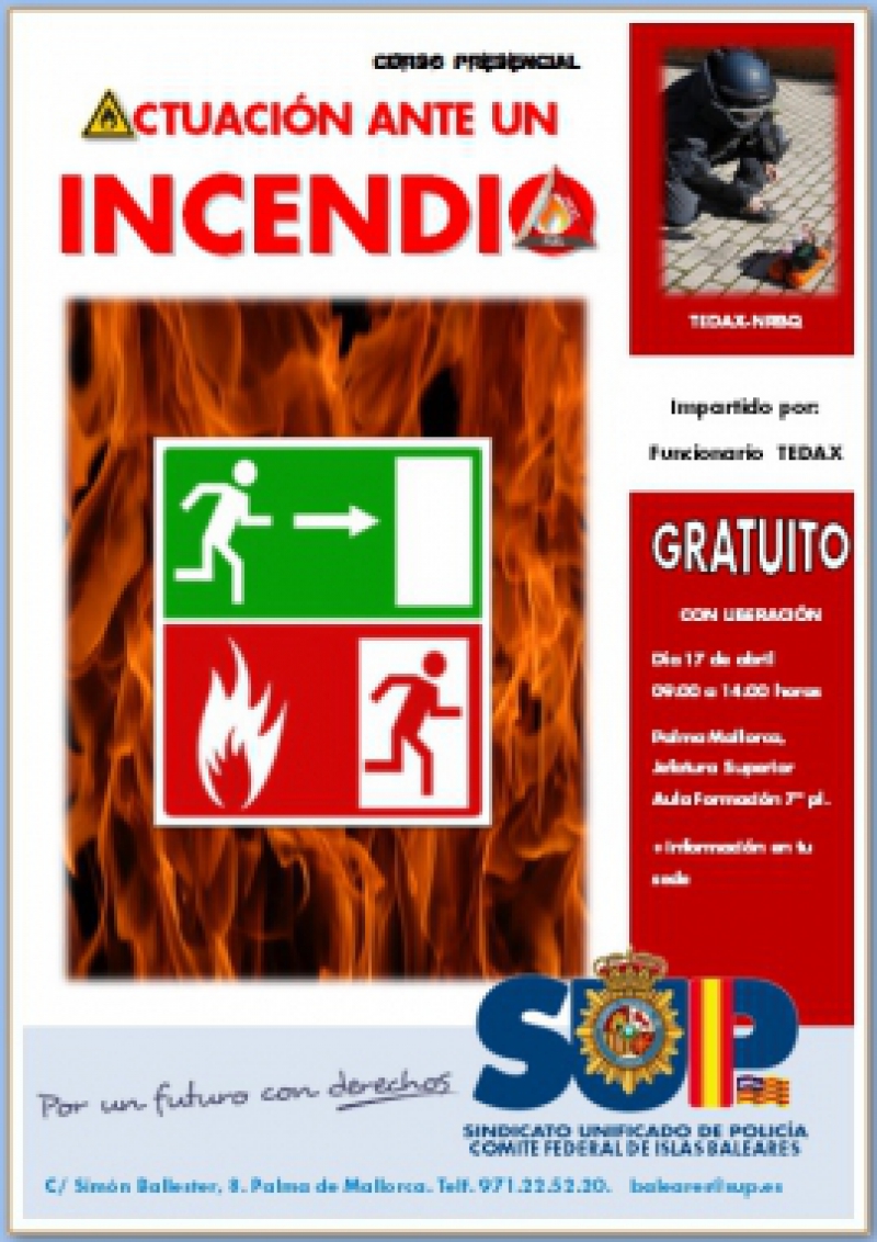 Mallorca - Actuación ante un Incendio