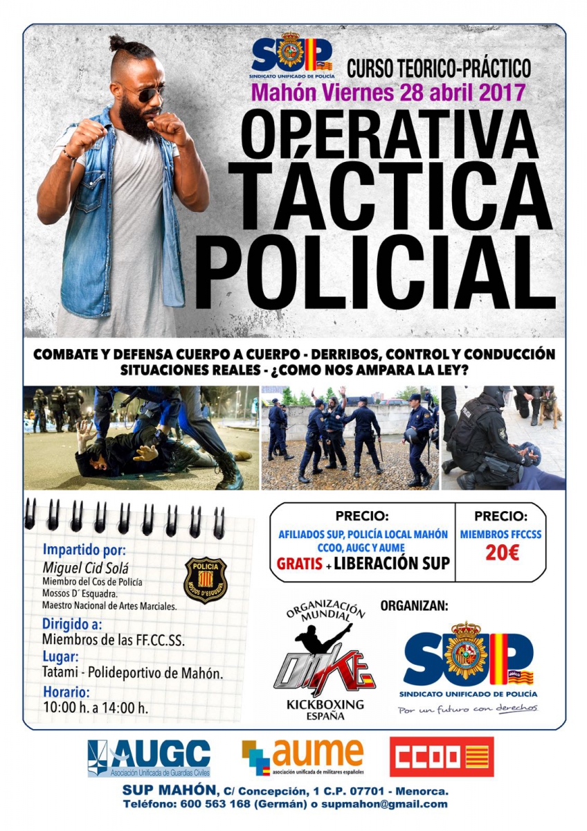 Menorca - Operativa Táctica Policial
