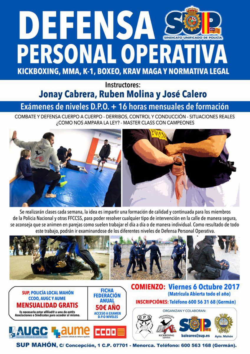 Menorca - Defensa Personal Operativa