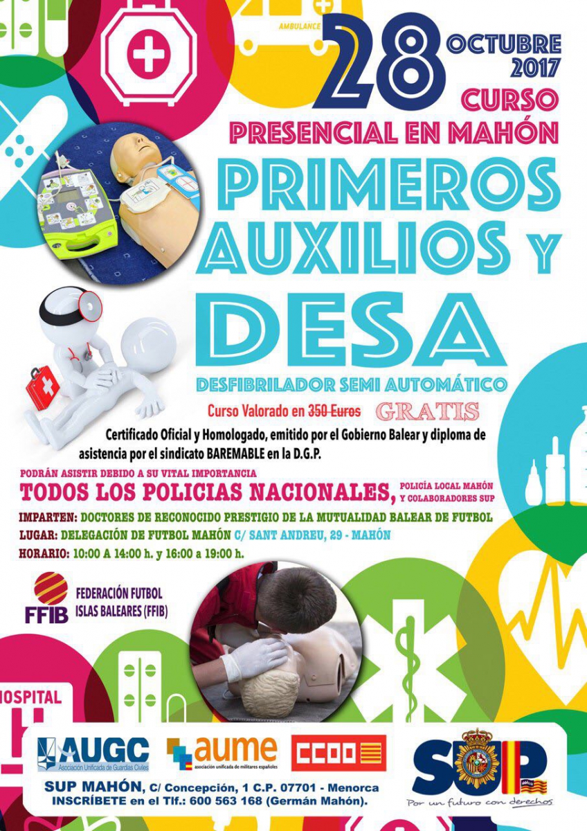 Menorca - Primeros Auxilios y DESA
