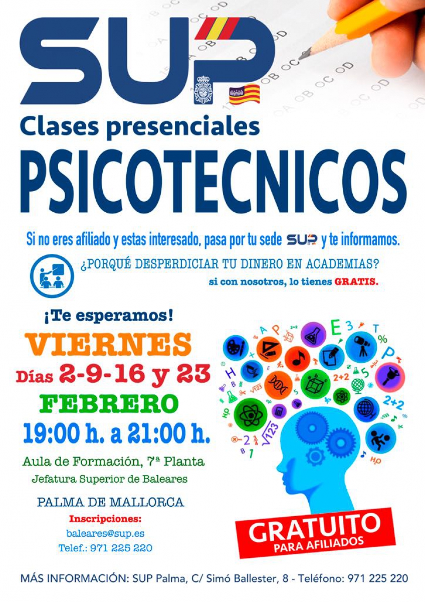 Mallorca - Psicotécnicos presencial