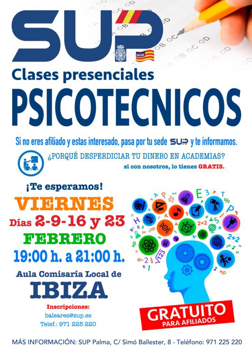 Ibiza - Psicotécnicos presencial