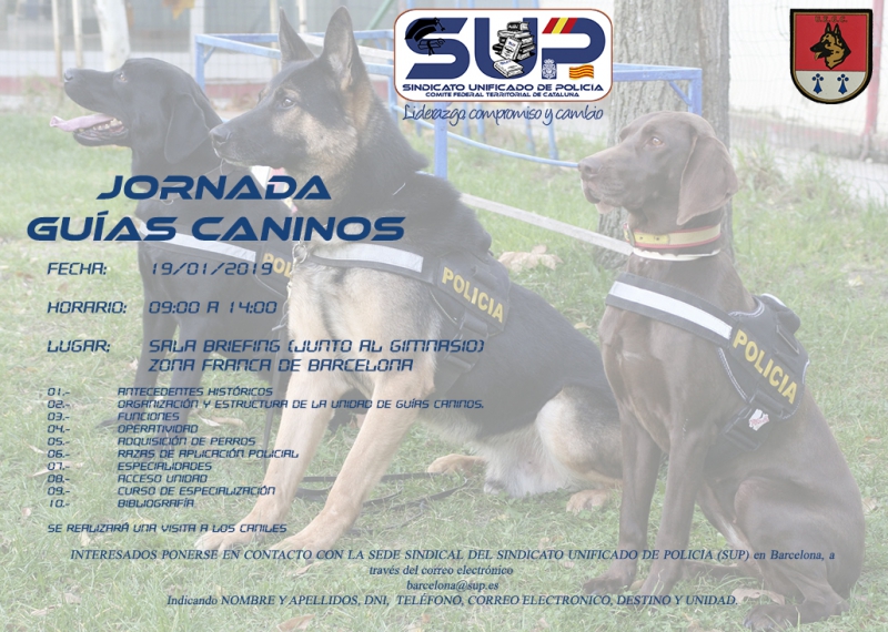 JORNADA GUÍAS CANINOS