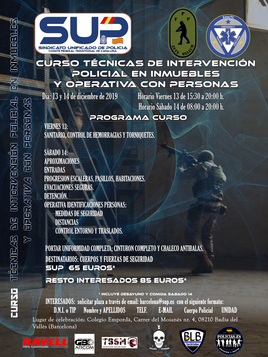 TECNICAS DE INTERVENCION POLICIAL EN INMUEBLES Y OPERATIVA CON PERSONAS