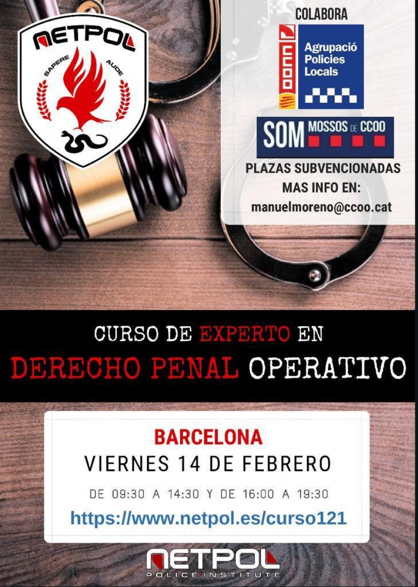 CURSO EXPERTO EN DERECHO PENAL OPERATIVO