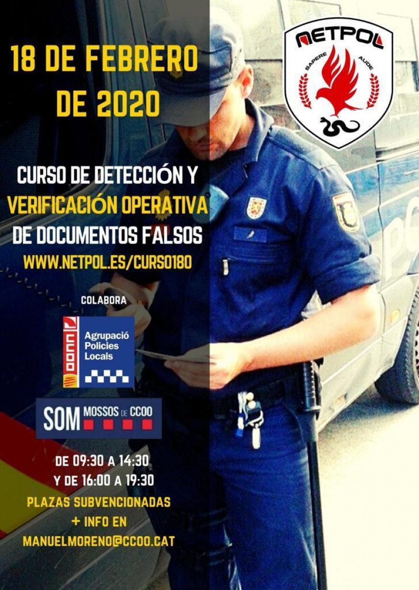 DETECCION Y VERIFICACION OPERATIVA DE DOCUMENTOS FALSOS