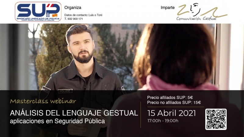 MASTERCLAS ANÁLISIS DEL LENGUAJE GESTUAL ON LINE